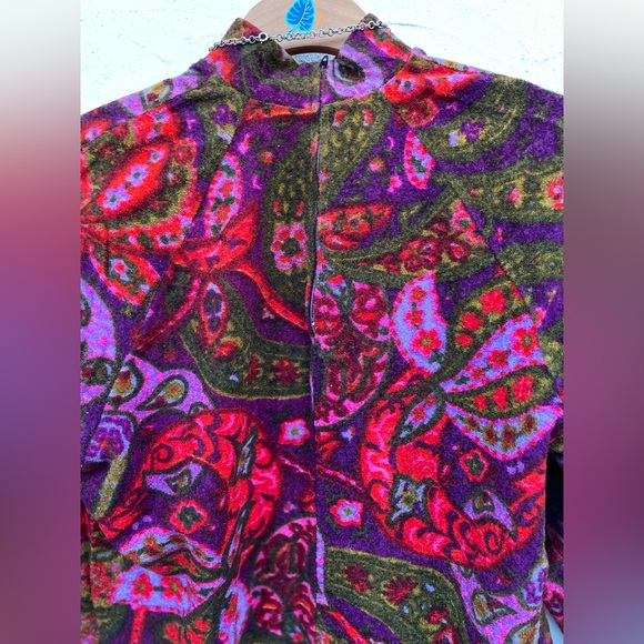 Vintage 60’s Flower Child Groovy Tunic Blouse/ Vintage Boho Hippie Paisley Top - Picture 10 of 13